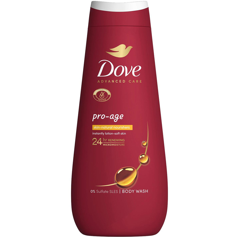 Dove Pro Age Advanced Care Body Wash 400ml 8 Pack Image 2