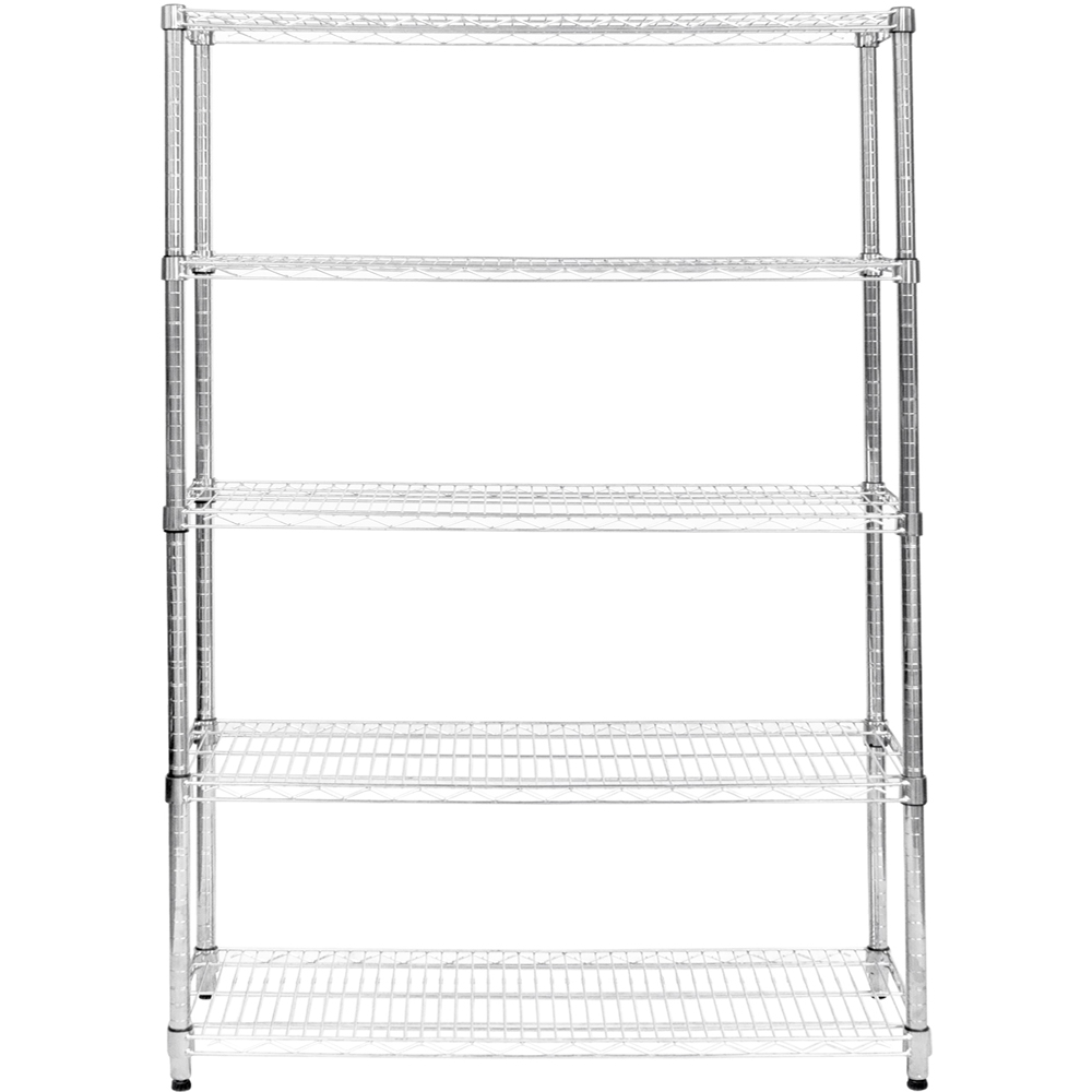 KuKoo Silver Wire Racking 45 x 150 x 180cm Image 1