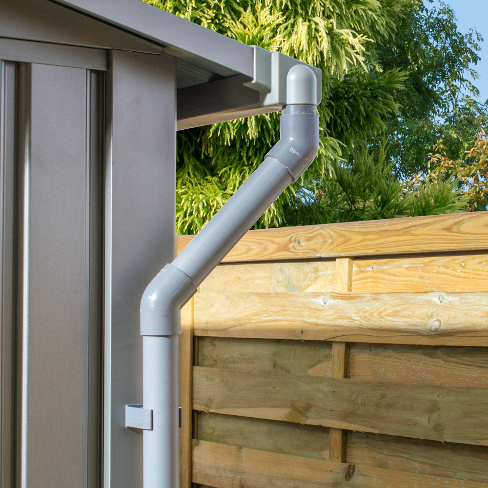 Rowlinson Brentvale Metal Shed Downpipe Kit Image 3