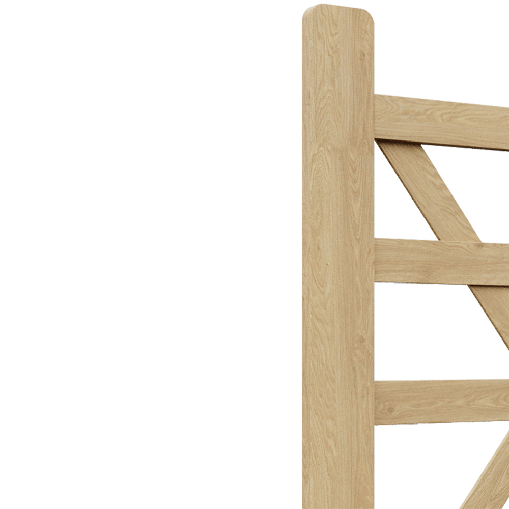 Living and Home Wooden Garden Gate 3.9 x 2.9ft Image 7