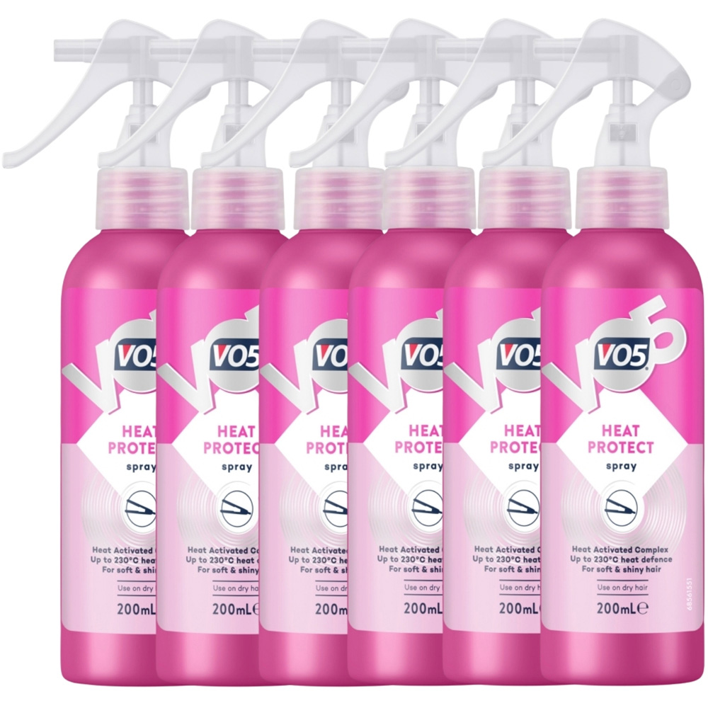 VO5 Thermal Defence Shield Heat Protect Spray Mist 200ml 6 Pack Image 1