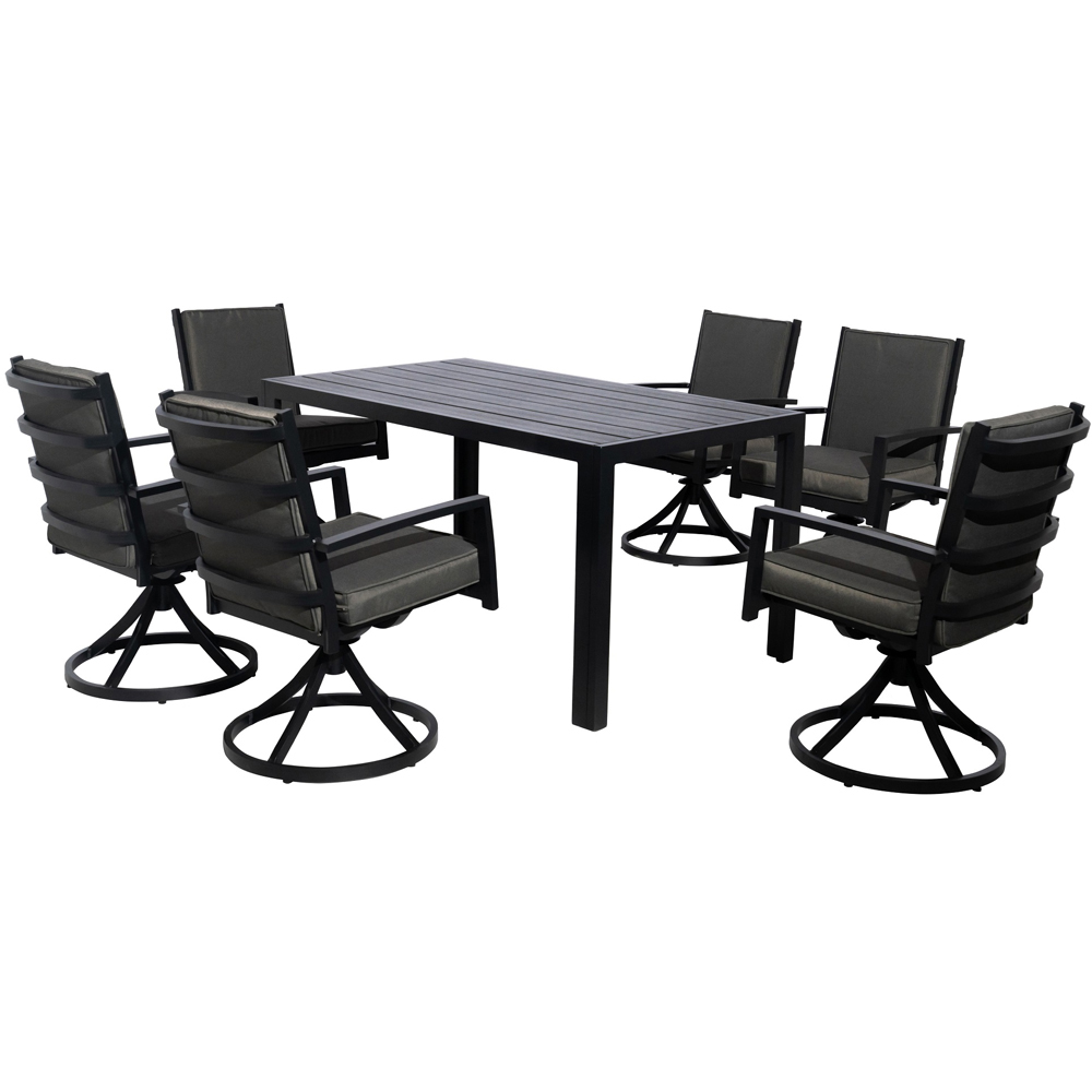 Furniture One 6 Seater Aluminium Garden Dining Set Image 3