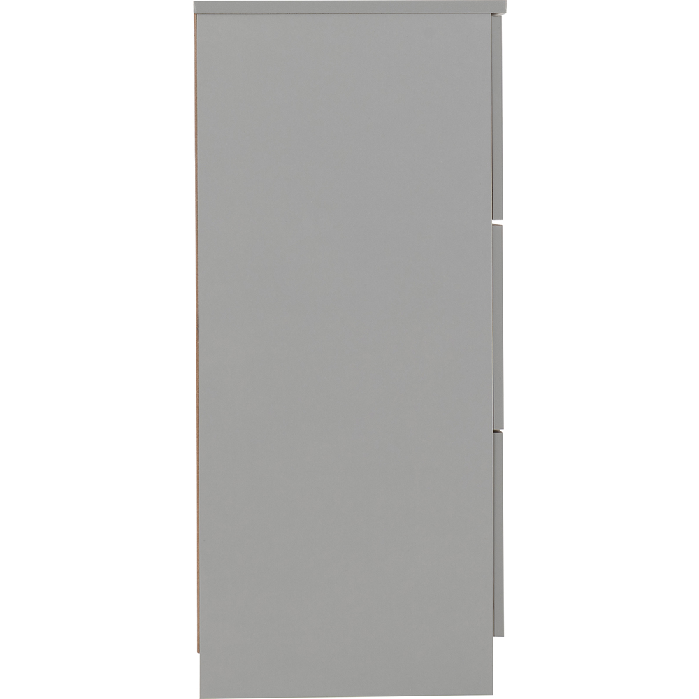 Seconique Dakota 6 Drawer Light Grey Storage Chest Image 5