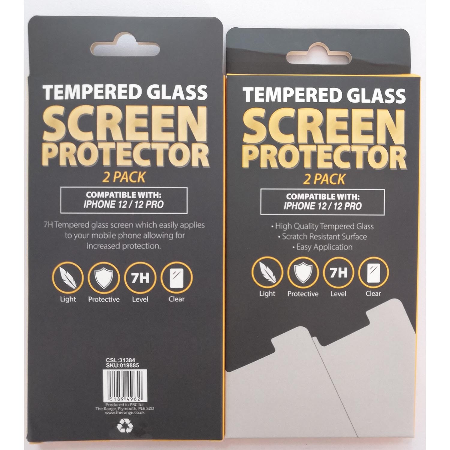 Pack of 2 iPhone 12/12 Pro Tempered Glass Screen Protectors Image