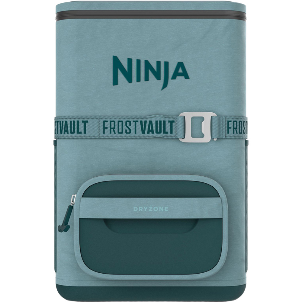 Ninja Outdoor FrostVault Go FF124EUUKTL Green 17L 24-Can Backpack Soft Cooler with Cold Dry Zone Image 1