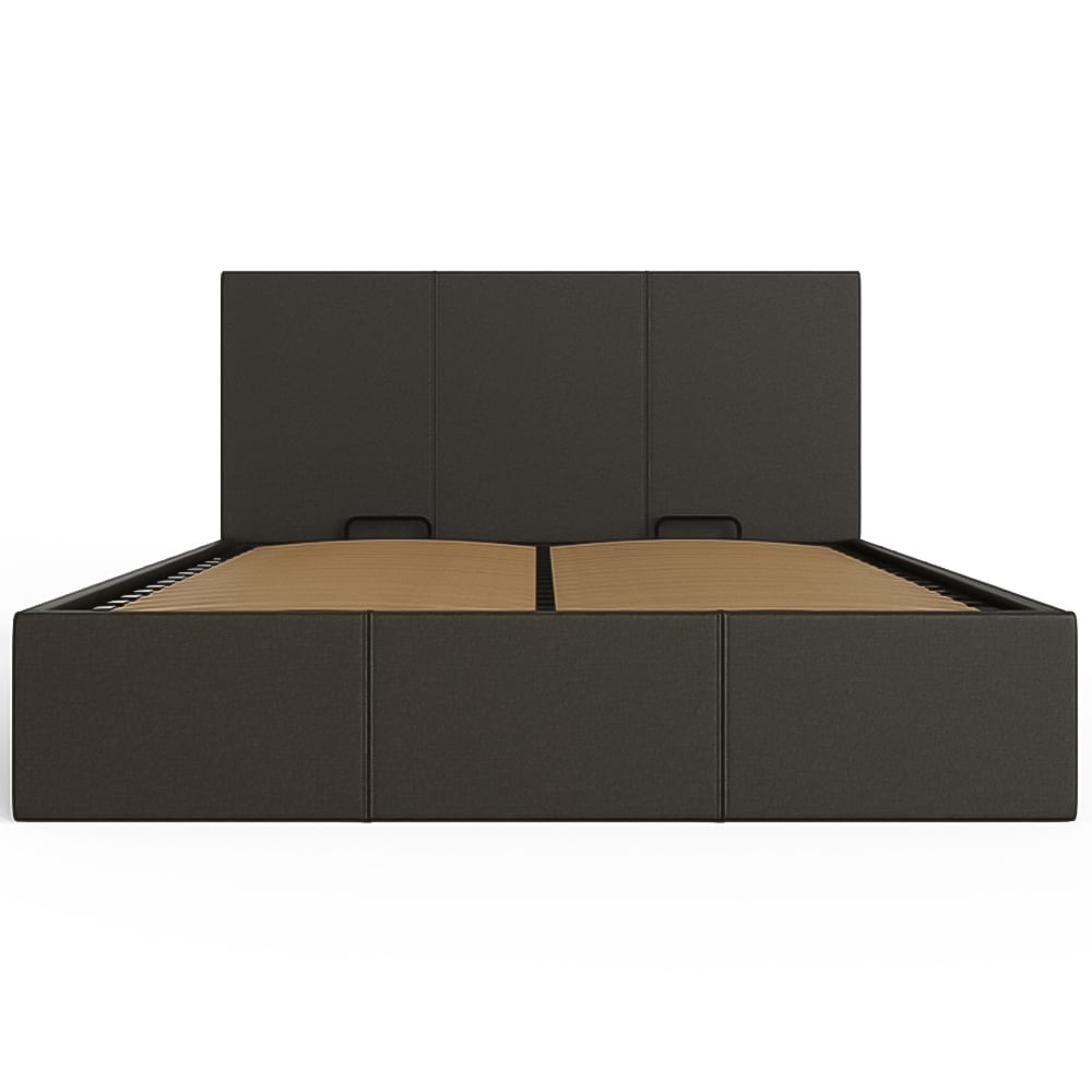 GFW King Grey Side Lift Ottoman Bed Image 5