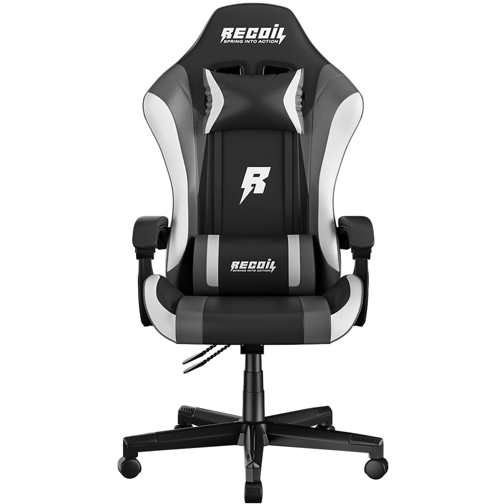Recoil Vortex Black and Grey Gaming Chair Image 2