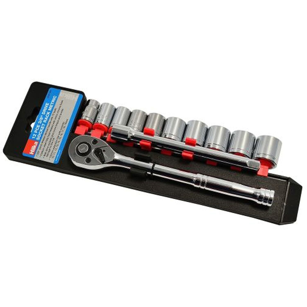 Hilka 12 Piece Metric Socket Set Image 3
