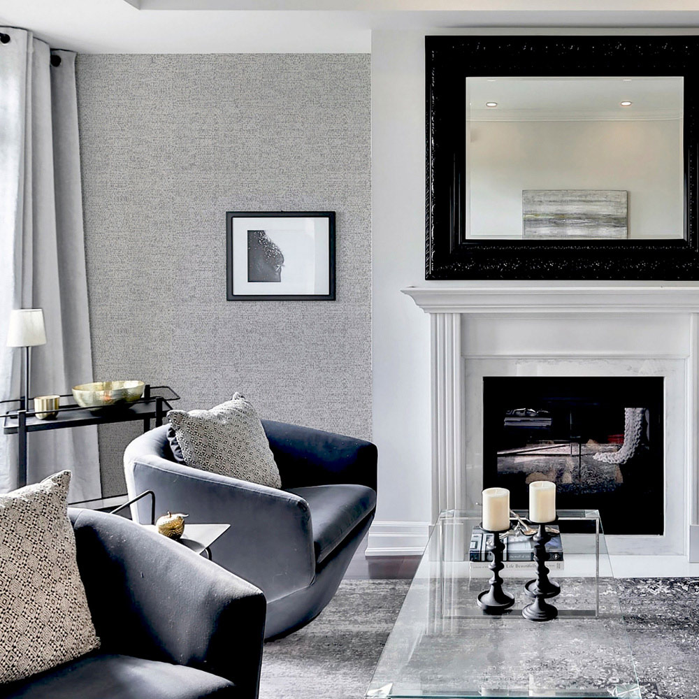 Arthouse Luxury Plain Grey Wallpaper Image 3
