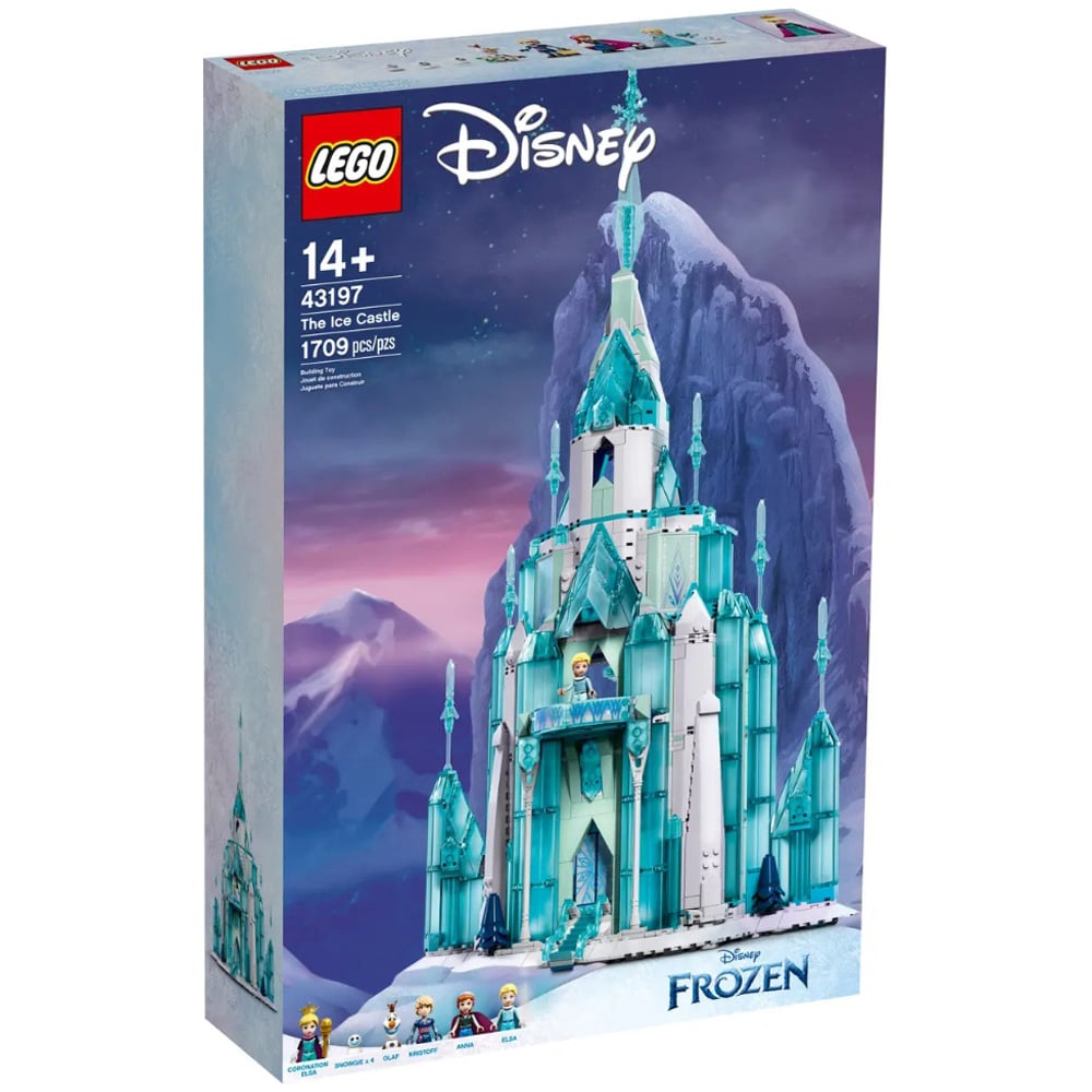 LEGO 43197 Disney Frozen The Ice Castle Building Toy Set Image 1