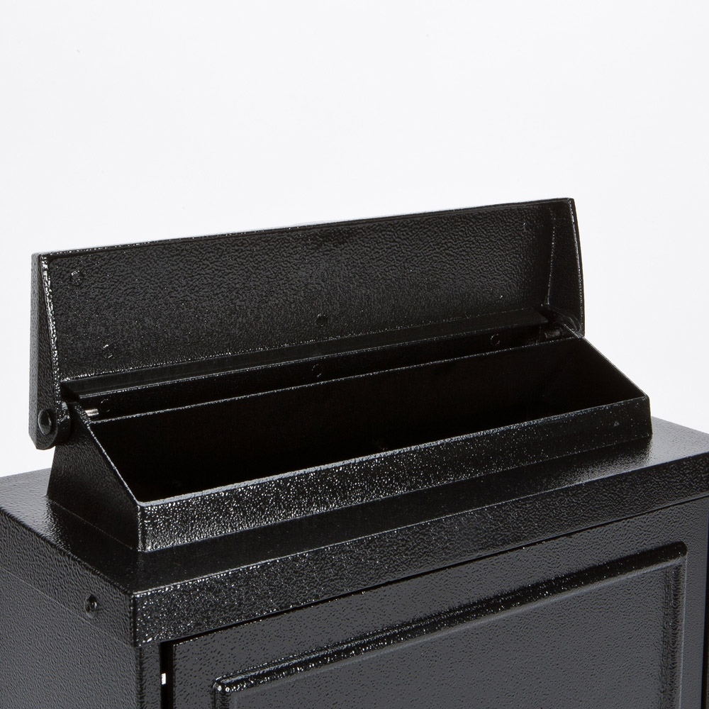 Arboria Garden Decor Black Dragon Cast Aluminium Post Box Image 4