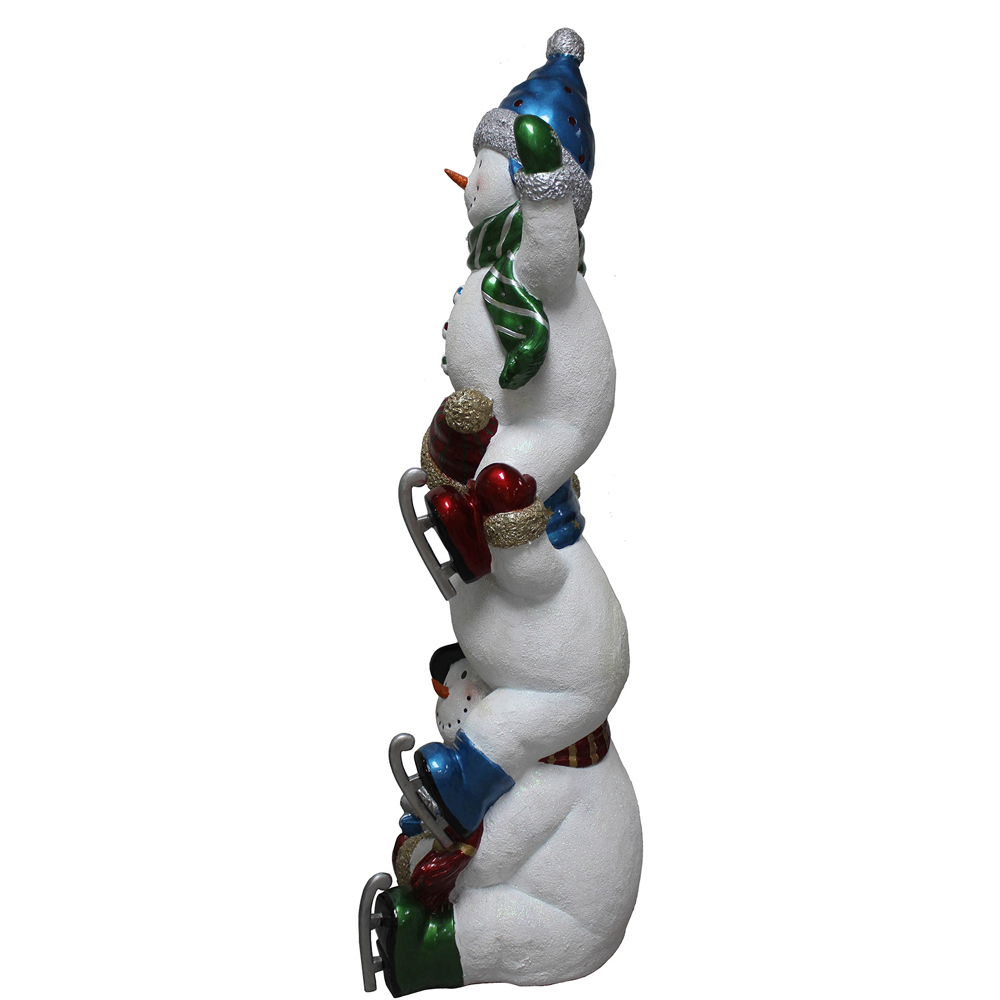 The Christmas Centre LED Snowman Stack Decoration 150cm Image 2