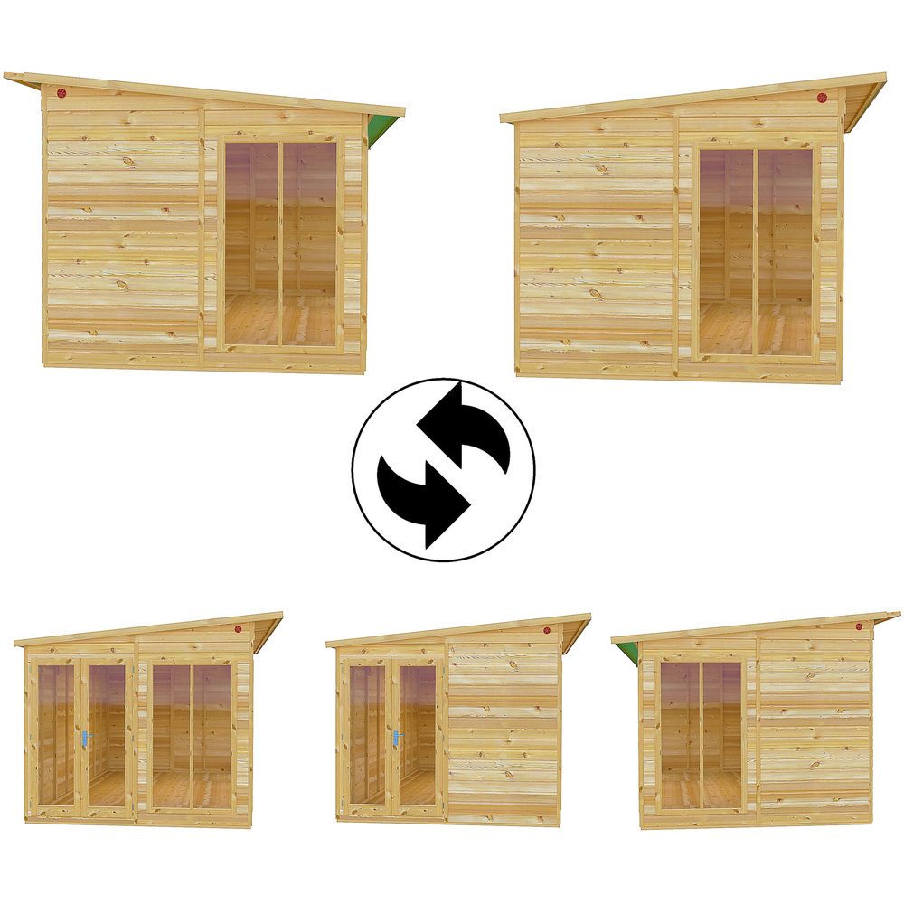 Shire Lela 12 x 8ft Double Door Summerhouse Image 4