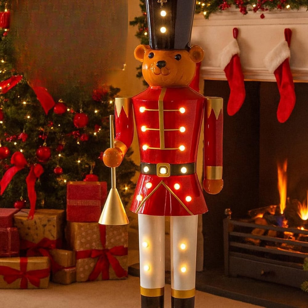 Marco Paul In-Lit Giant Teddy Bear Nutcracker 120cm Image 3