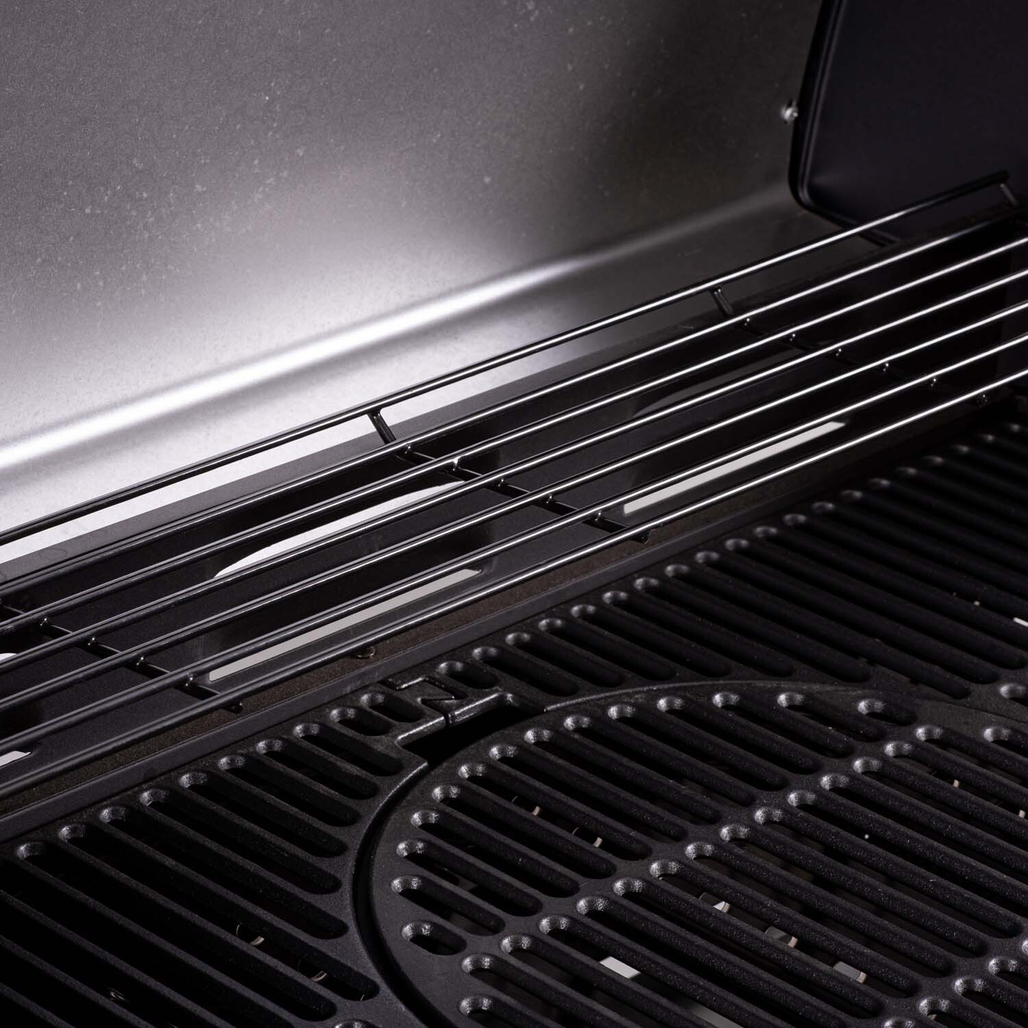 Outback Saturn Pro Blue and Silver 6 Burner Gas BBQ Image 20