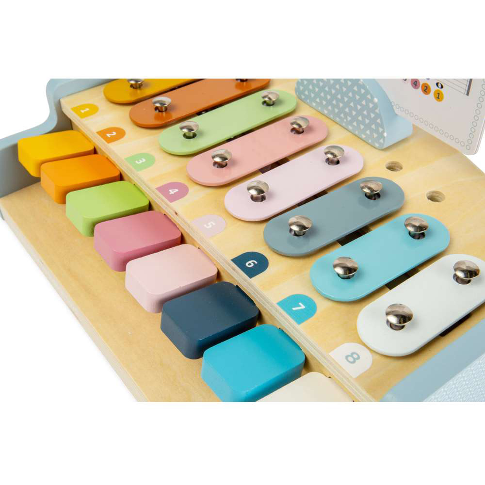Bigjigs Toys Kids 2-in-1 Xylophone and Piano Musical Toy Image 5