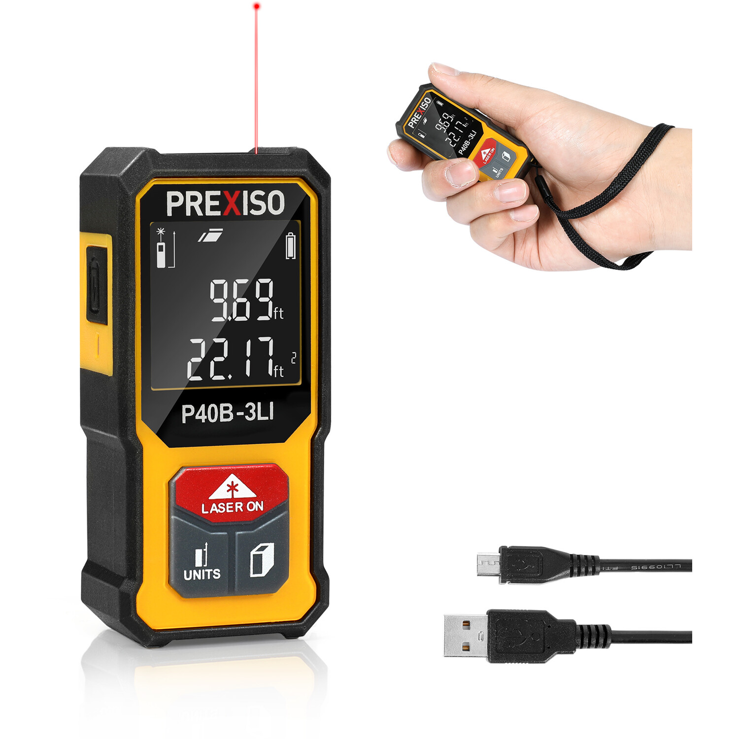 Prexiso Pocket Laser Measure Image 13