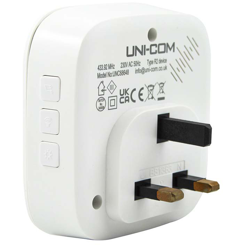 Uni-Com Plug In Door Chime Image 2