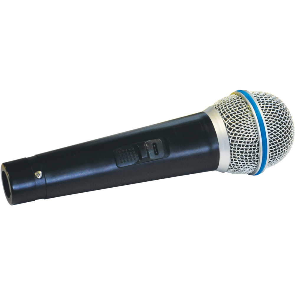 Mr Entertainer Black Dynamic Handheld Karaoke Microphone with Lead Image 1