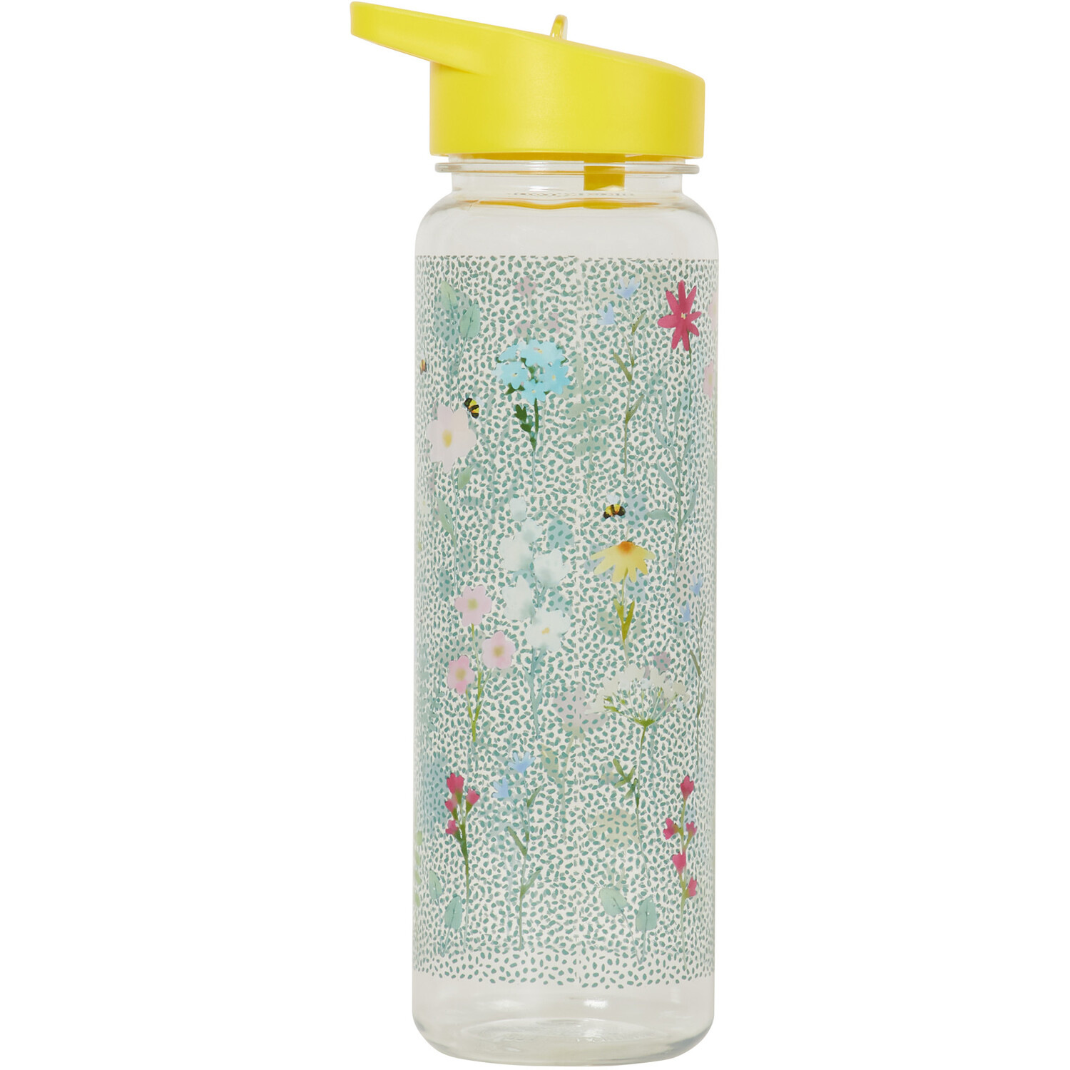 Flower Market Drinks Bottle - Clear Image 1