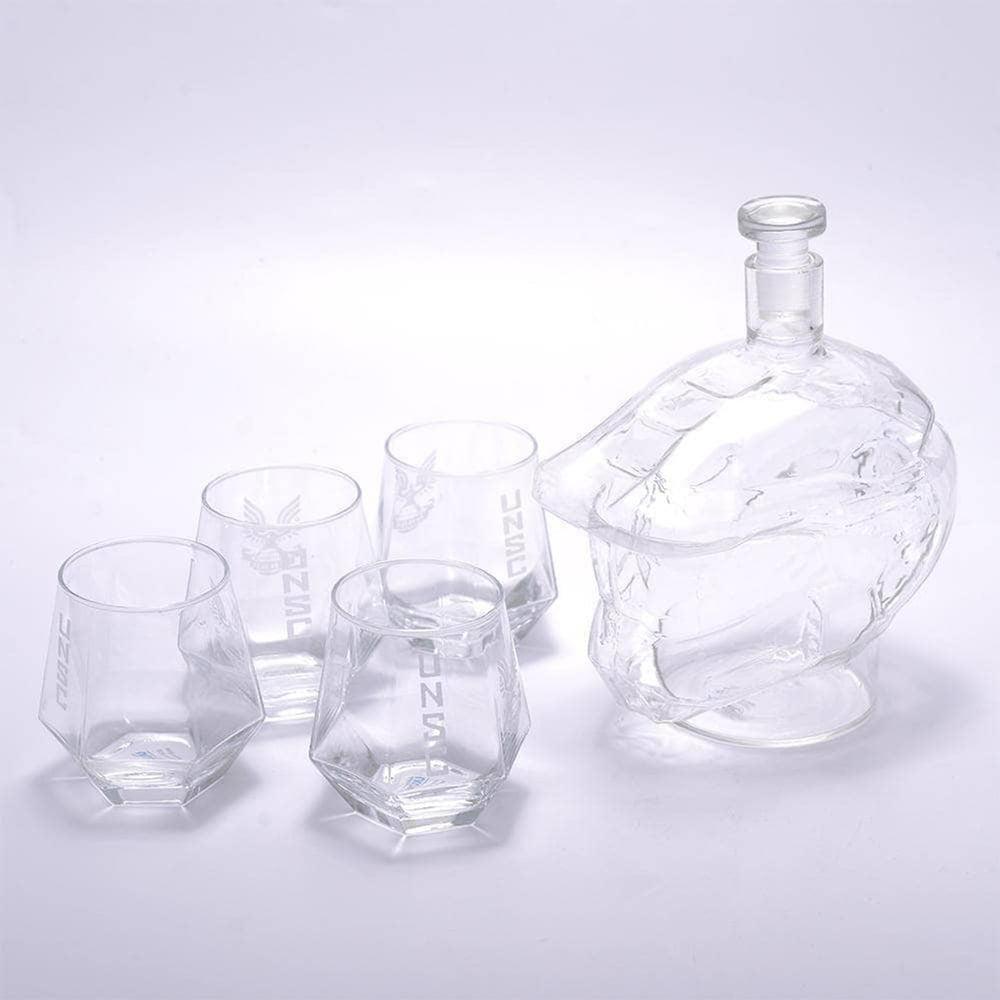 Red5 Halo Infinite Master Chief Helmet Decanter Set with 4 Glasses Image 3