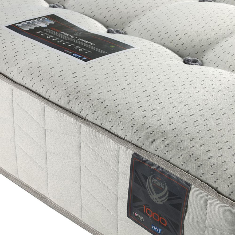 Sareer Matrah Double Pocketo 1000 Memory Foam Mattress Image 2
