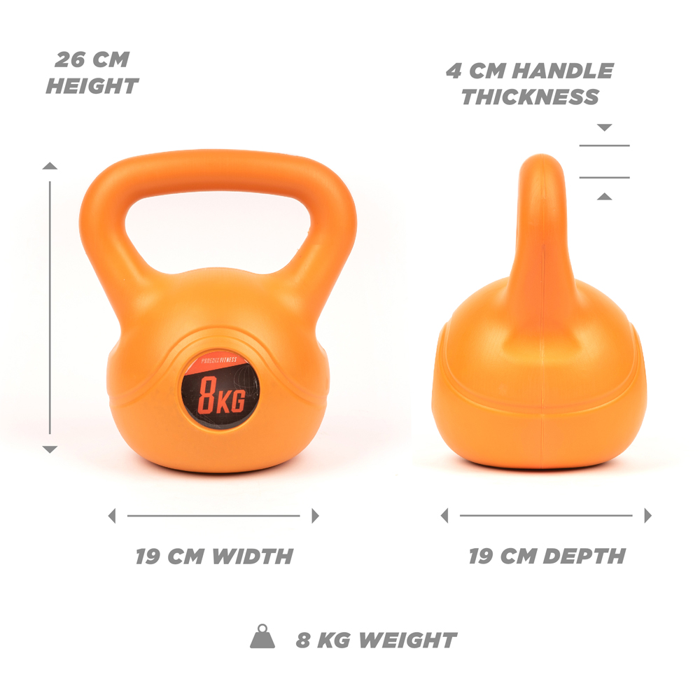 Phoenix Fitness Vinyl Kettlebell 8kg Image 4
