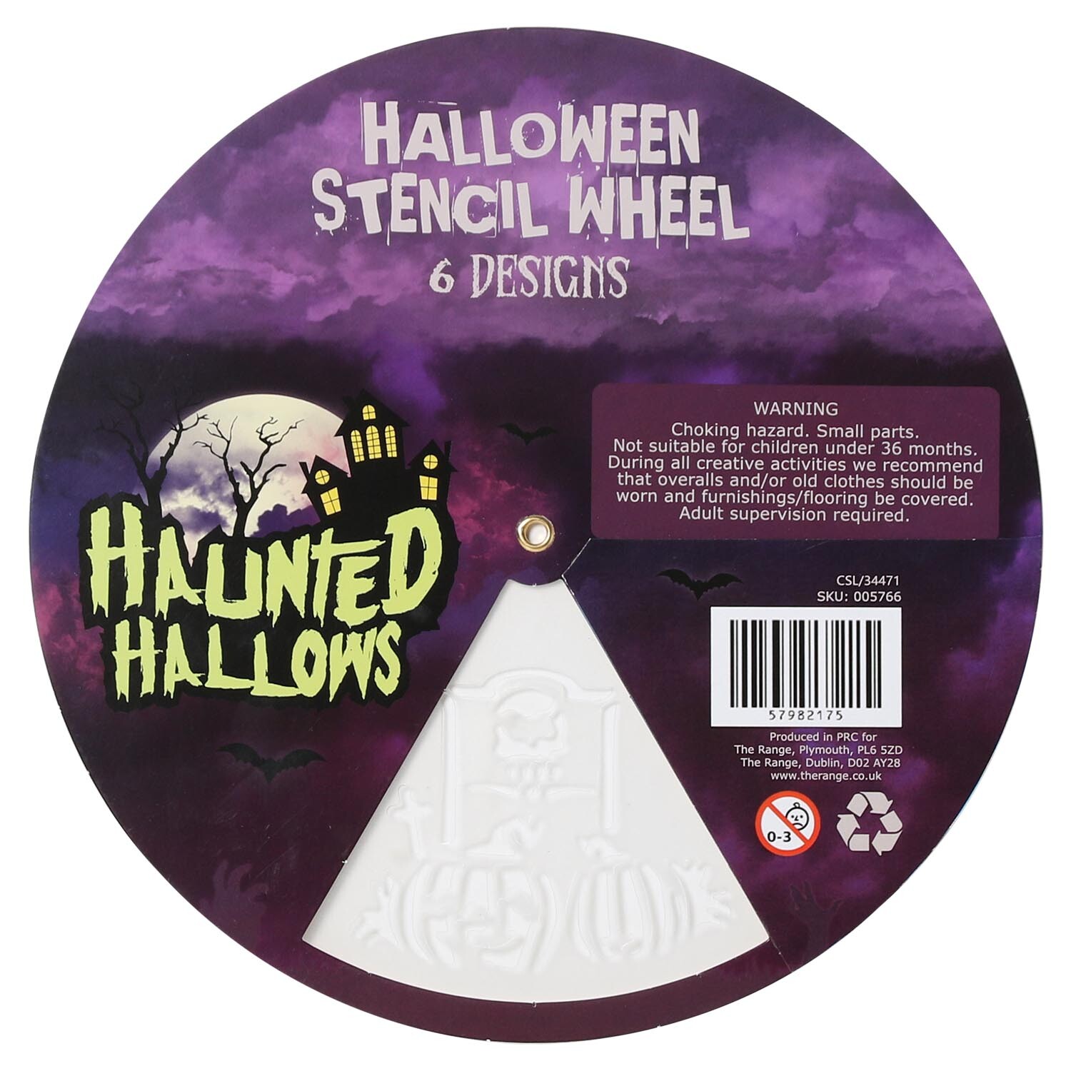Halloween Stencil Wheel Image 1