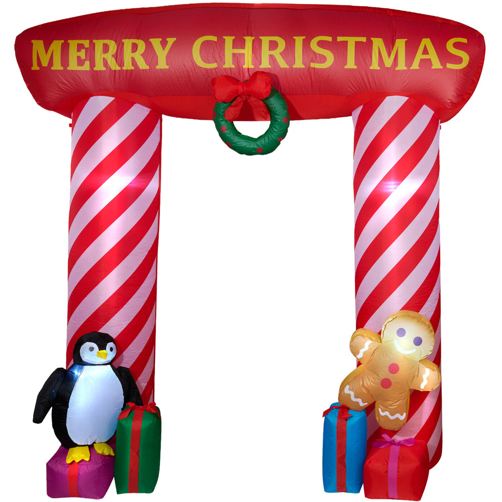 Merry Christmas Inflatable Arch Standing Decoration Image 2