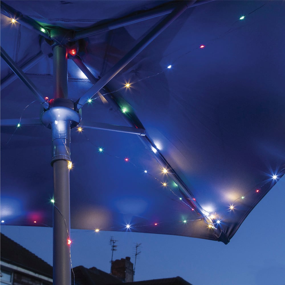 GardenKraft Multicolour 200 Micro Solar LED String Light Image 4