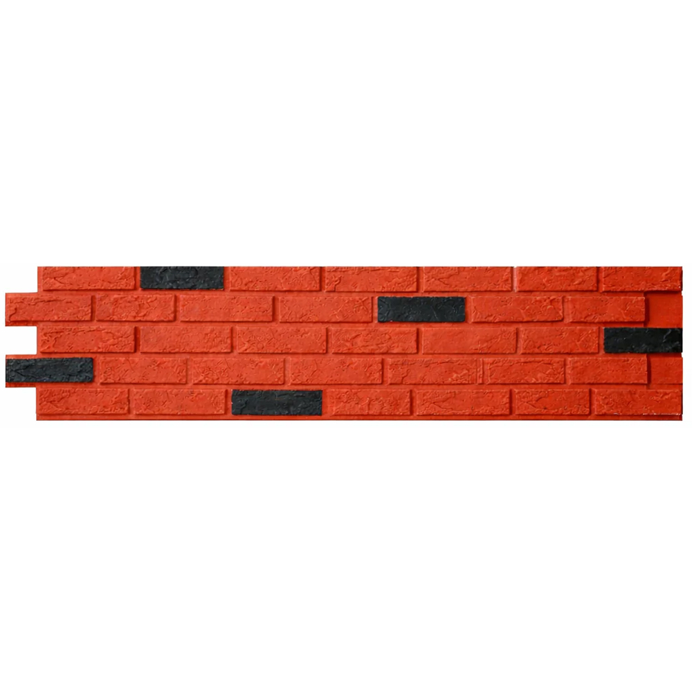Britwall Red Brick Pattern Hard PU Wall Panel 1160 x 300 x 25mm 2 Pack Image 2