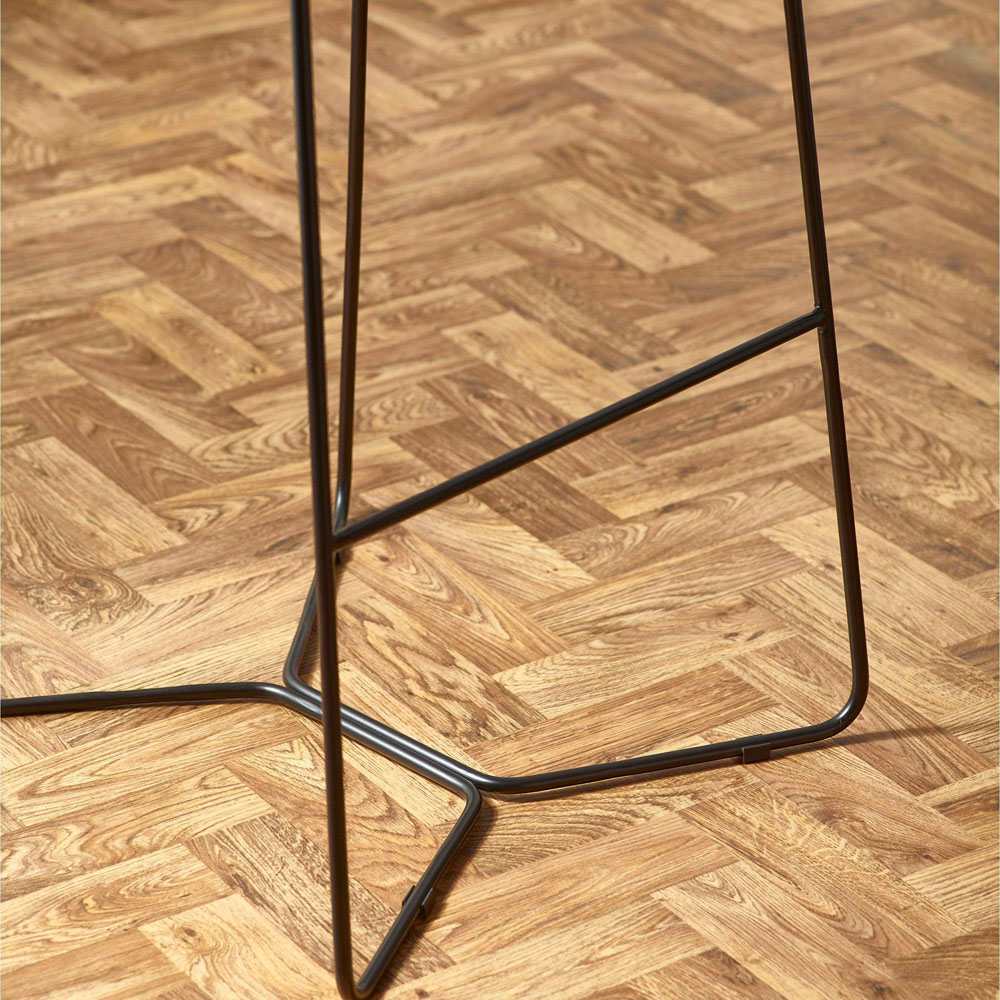 Julian Bowen Joren Set of 2 Tan Brown PU Leather Bar Stool Image 8