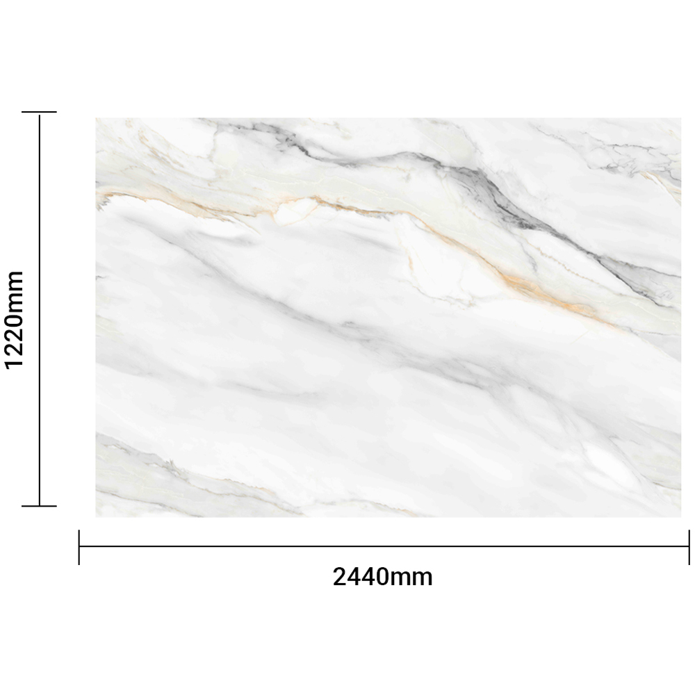 Britwall Charcoal Marble Wall Panel 1220 x 2440 x 8mm Image 4