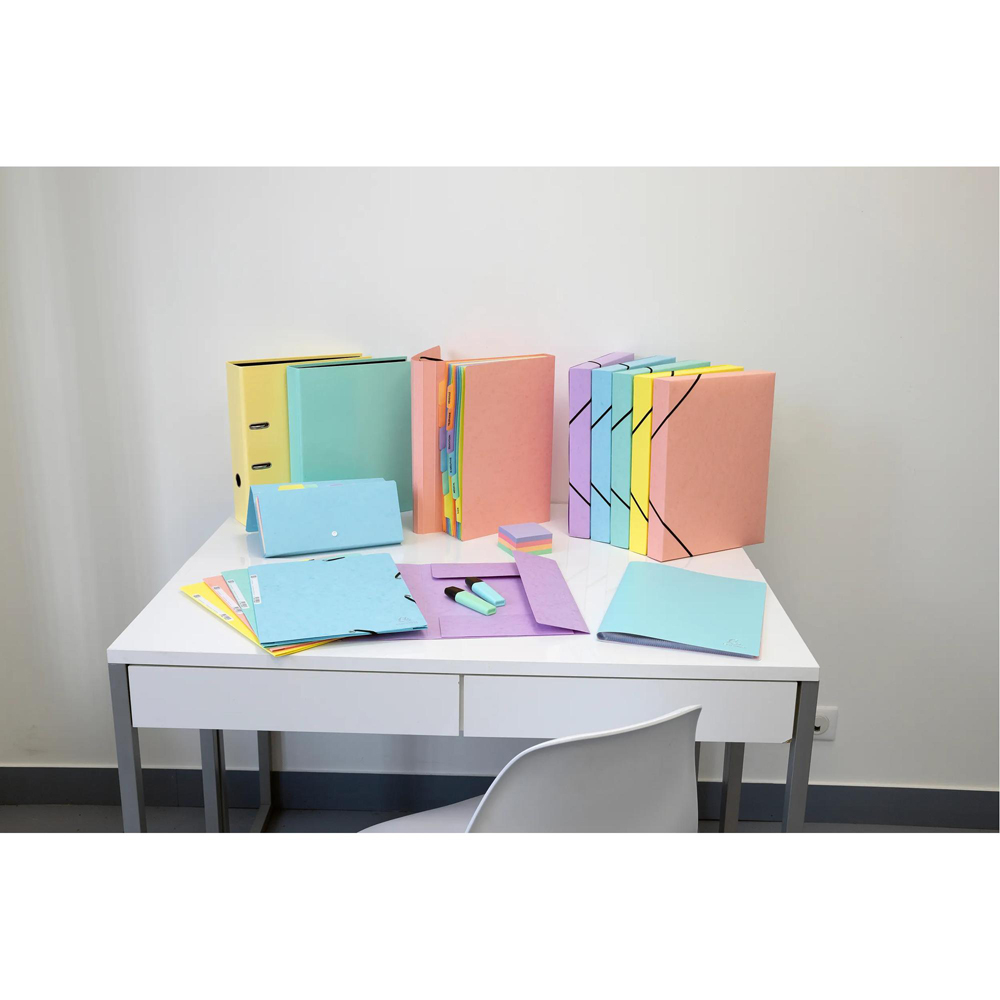 Exacompta Aquarel PremTouch A4 Multicolour Lever Arch File 10 Pack Image 2
