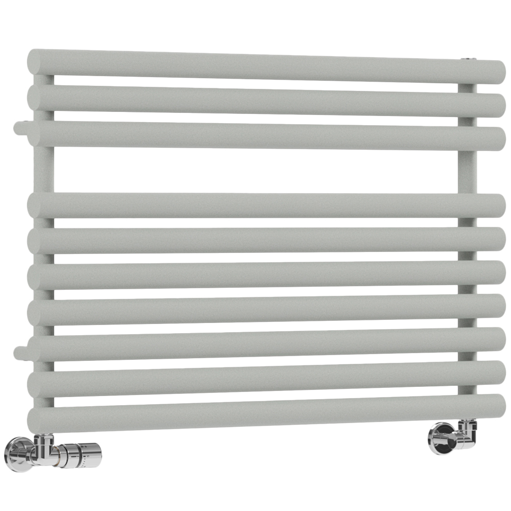 Terma Rolo Towel 2002BTU Salt n Pepper Heated Towel Rail 590 x 900mm Image 1