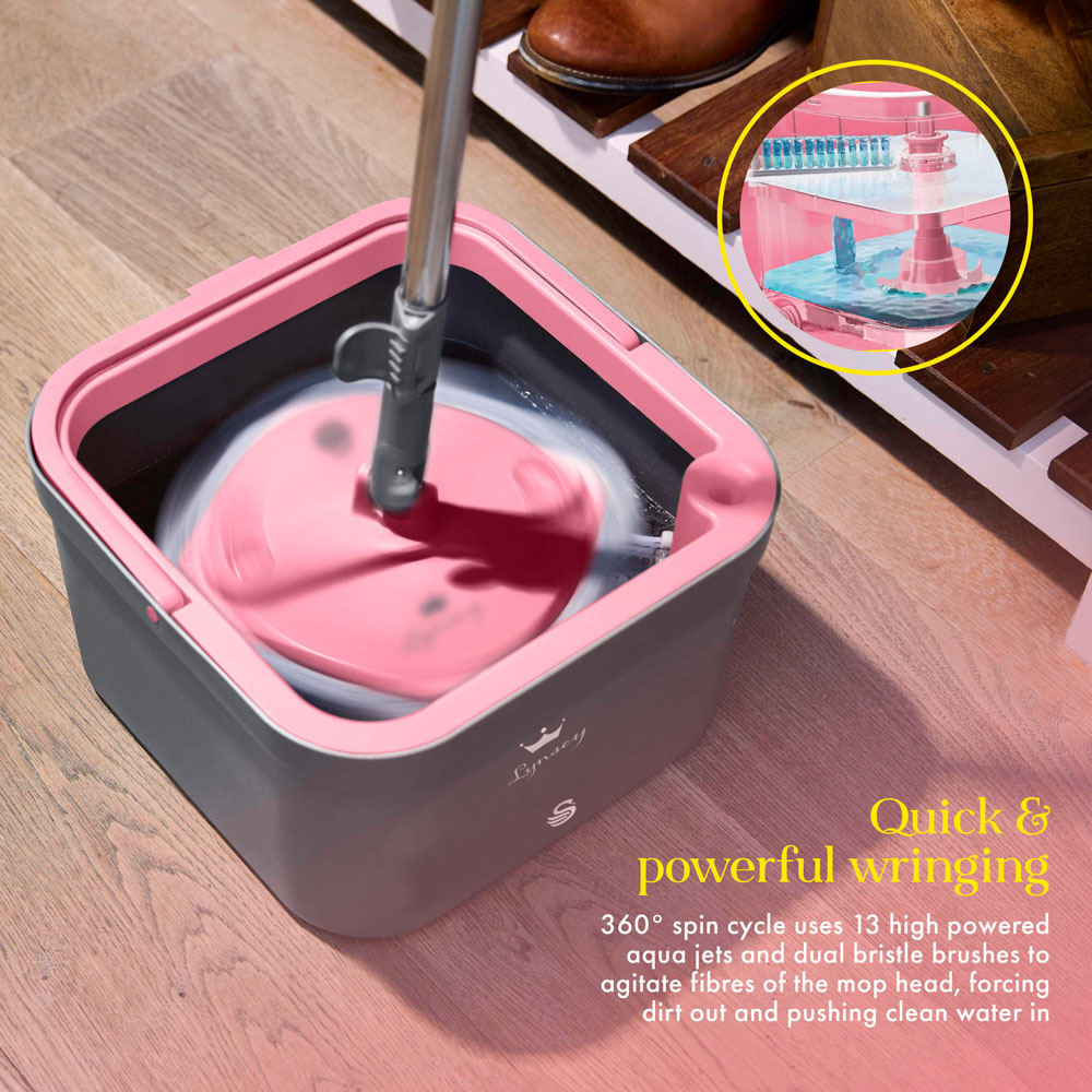 Swan x Lynsey SWFC1002QOCN Turbo Spin Mop Image 6