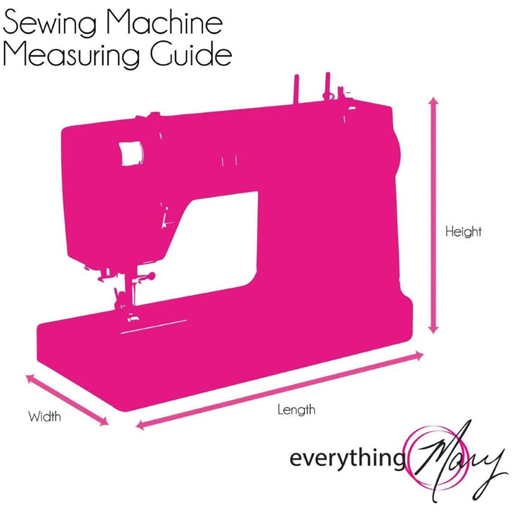 Everything Mary EVM12439-2 Black White Dot Sewing Machine Trolley Bag 42 x 24 x 34cm Image 9