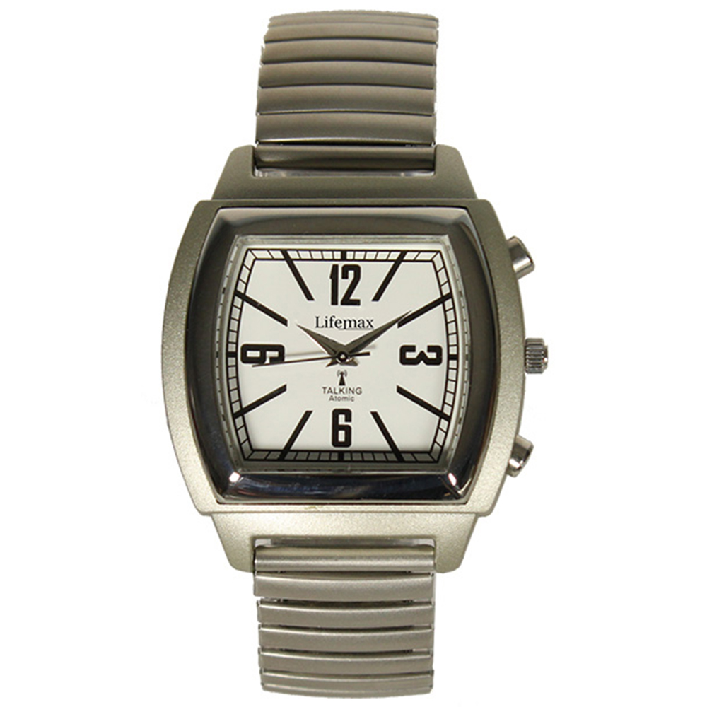 Lifemax Vintage Talking Atomic Watch with Expanding Bracelet Image 1
