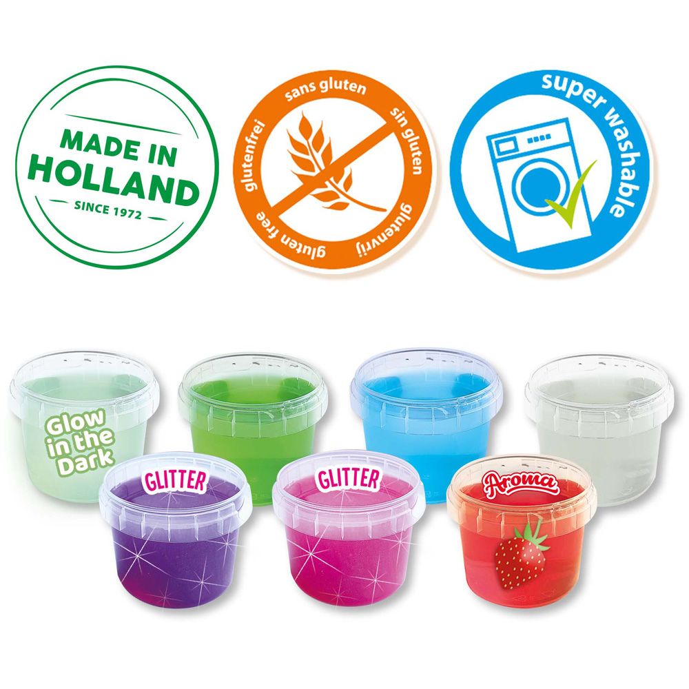 SES Creative Slime Glow In The Dark Mix It Mania Kit Image 4