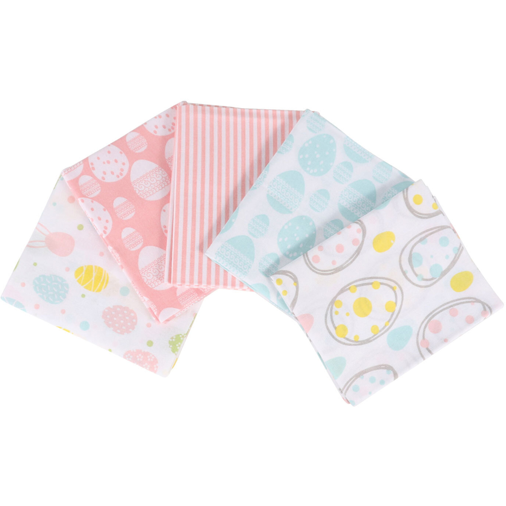 Easter Fabric Fat Quarters 55 x 45cm 5 Pack Image 2