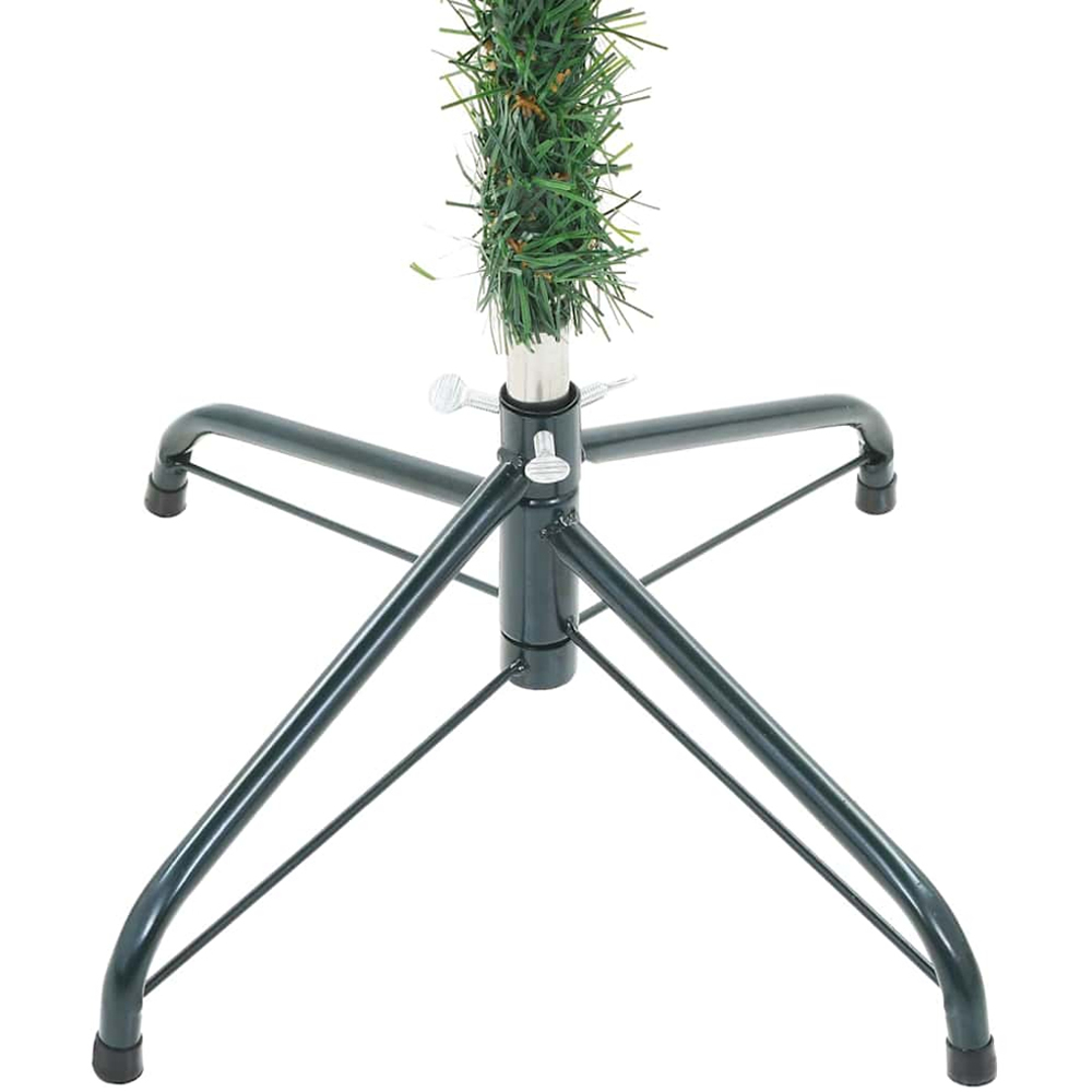 vidaXL Pre-Lit Green Artificial Christmas Tree 6ft Image 8
