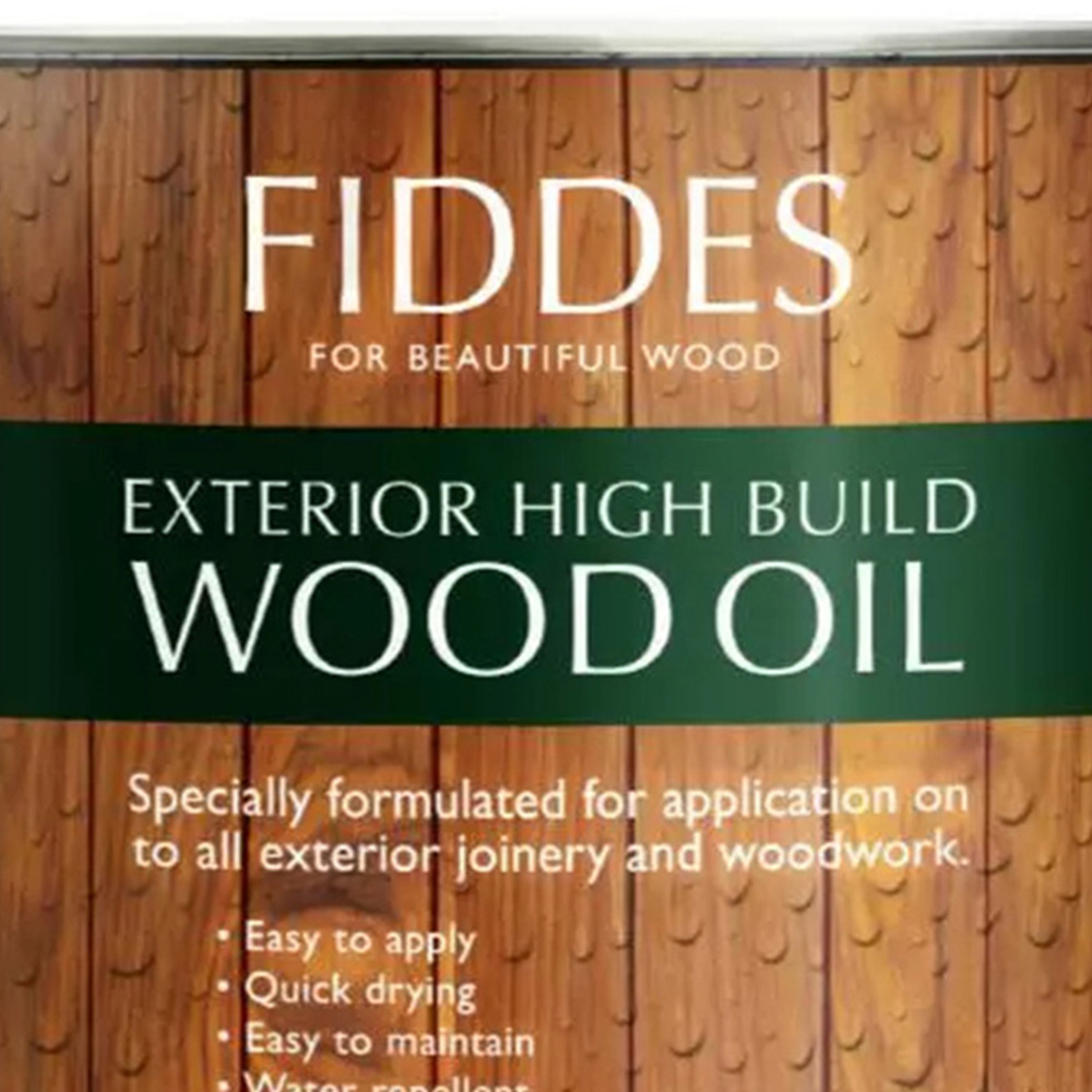 Fiddes Exterior UV High Build Wood Oil 1L Image 2