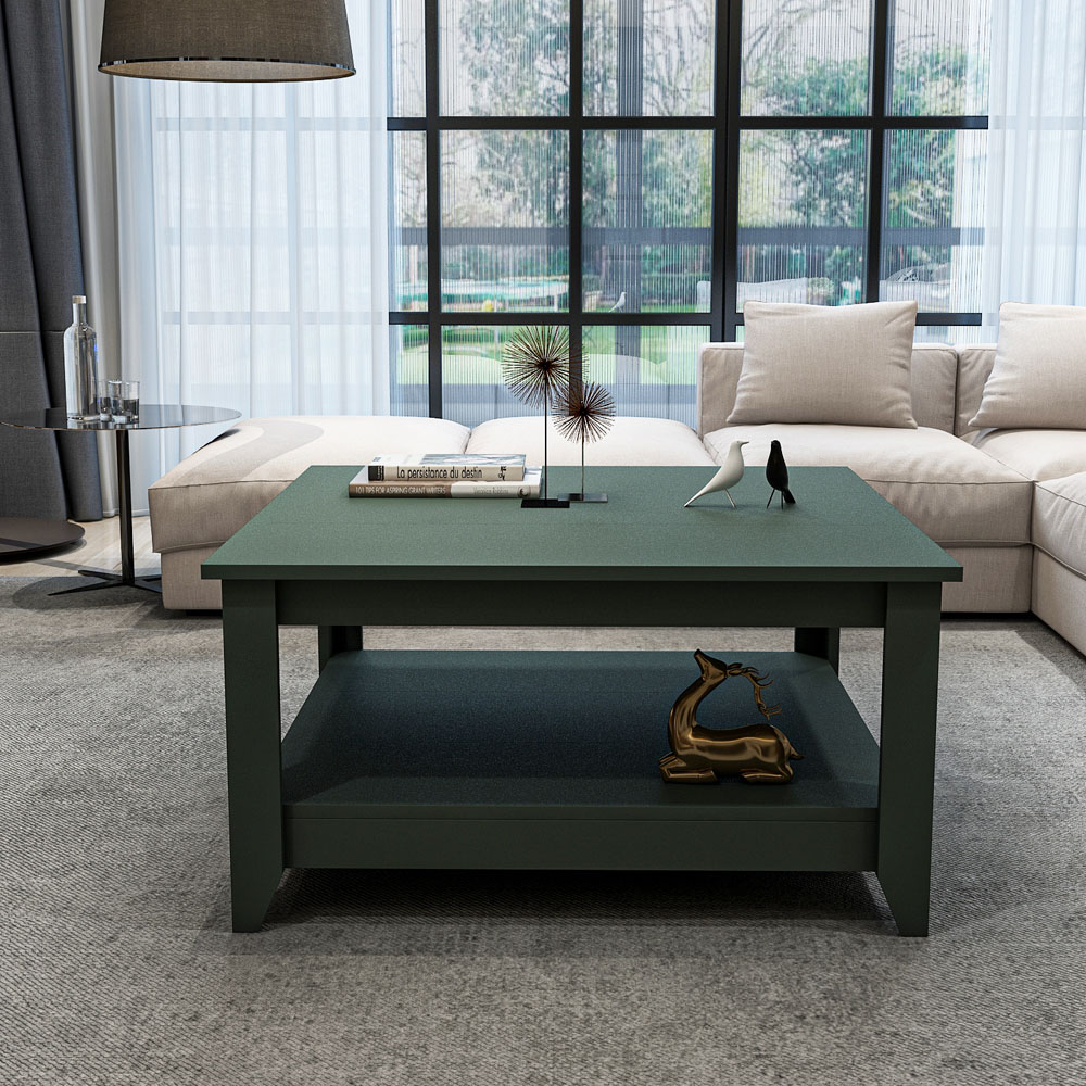 Decorotika Lea Single Shelf Silva Coffee Table Image 6