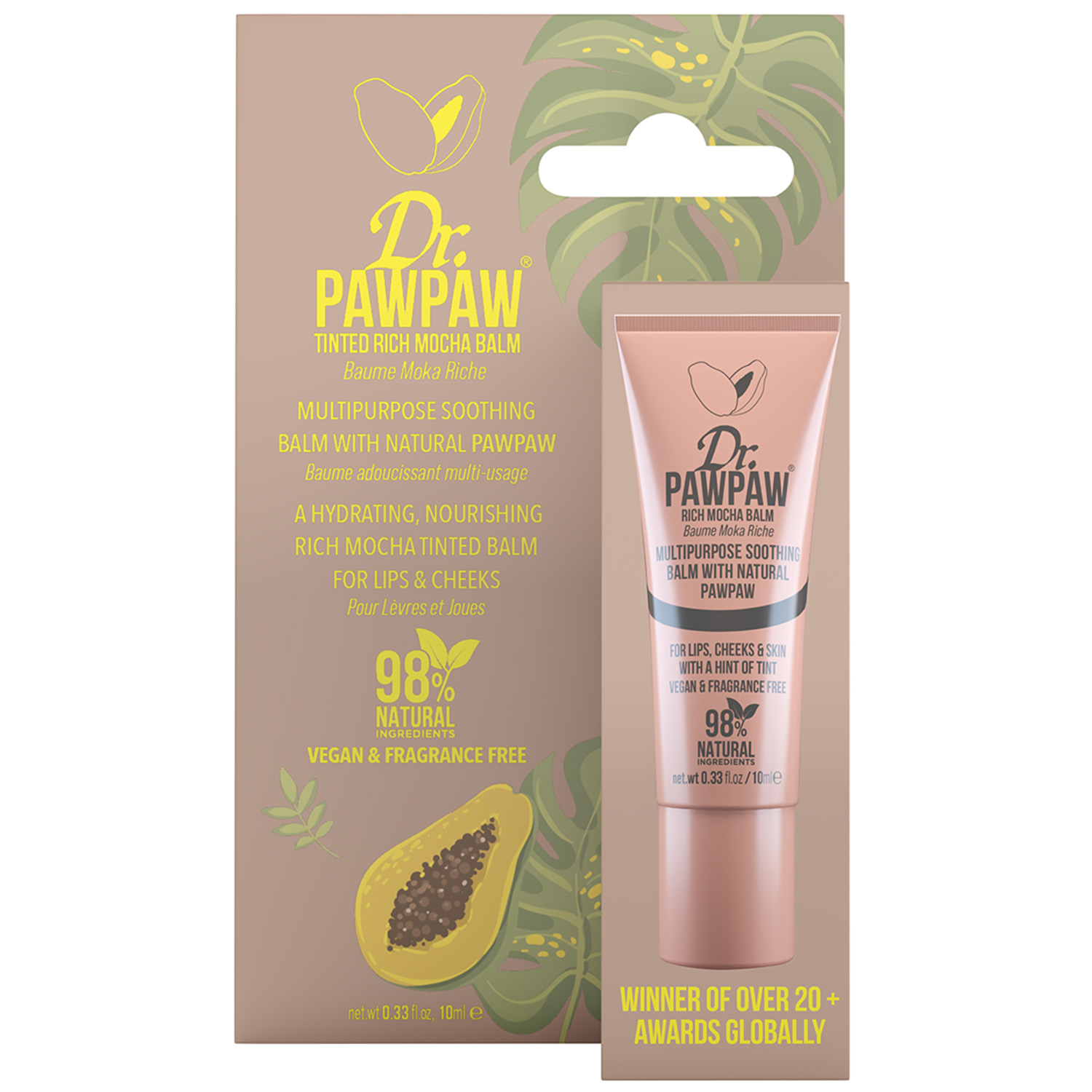 Dr.PAWPAW Tinted Rich Mocha Balm - Brown Image 1