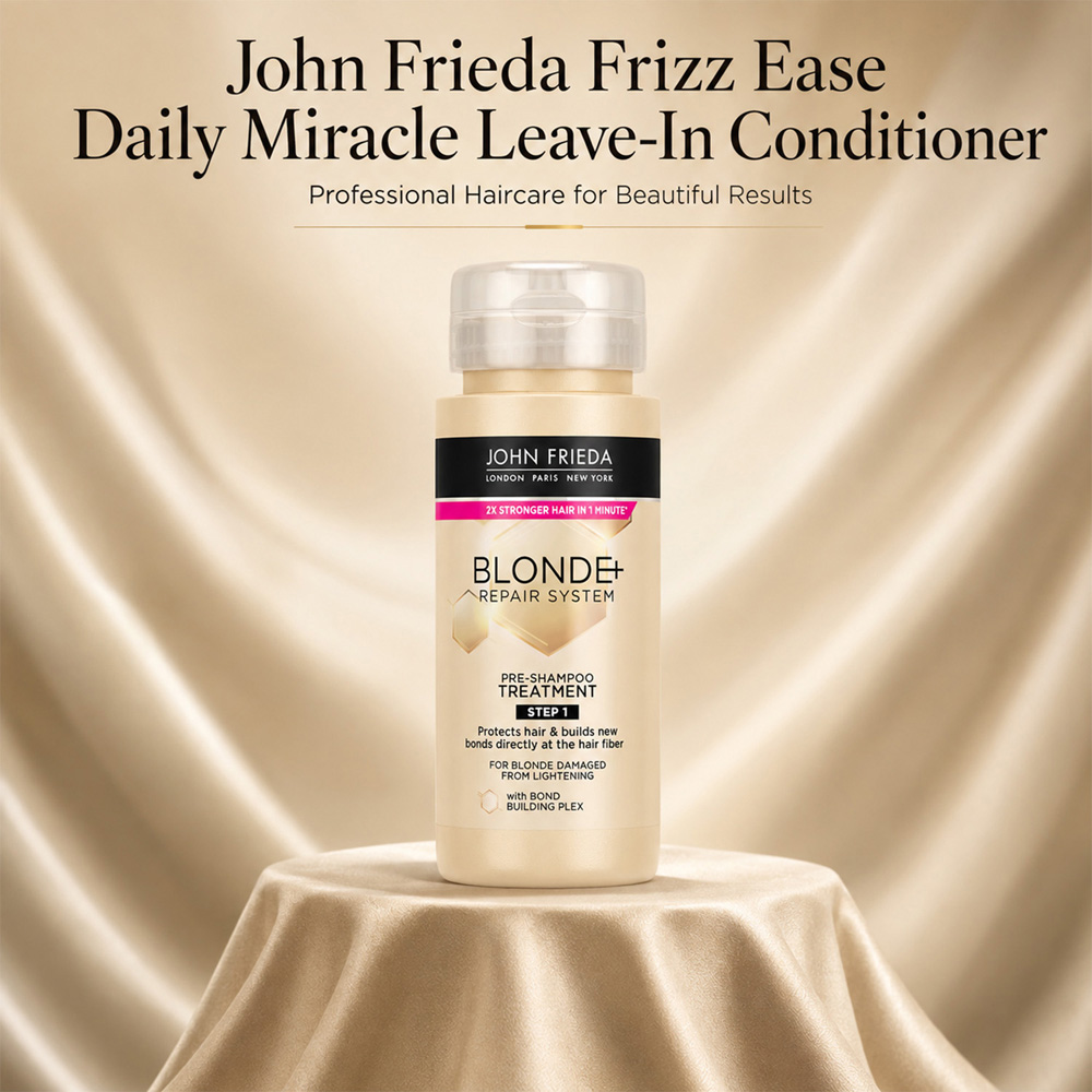 John Frieda Blonde+ Repair System Pre-Shampoo Treatment Bond Building Mask 100 ml 6 Pack Image 4