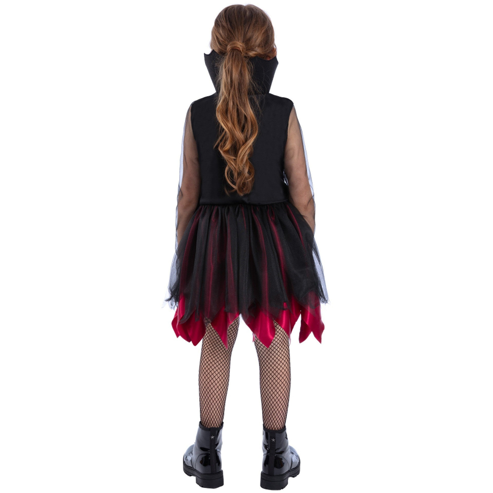 Rubies Girls Grunge Vampire Halloween Costume 7-9 Years Image 2