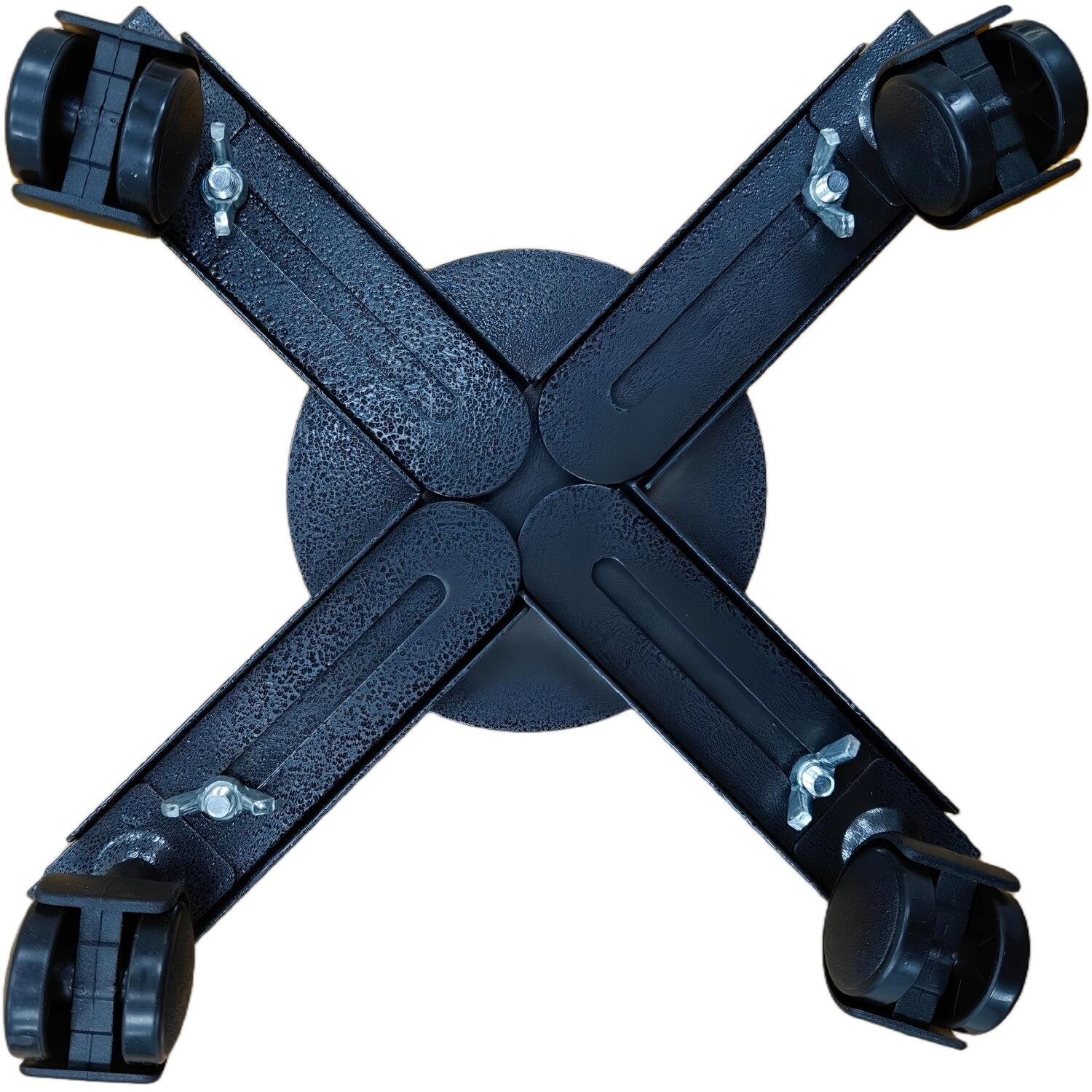 Extendable Plant Caddy Black Image 2