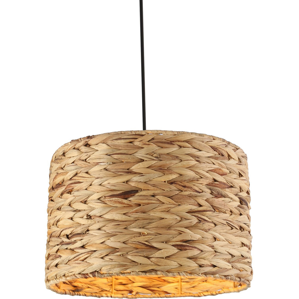 Natural Effect Weave Pendant Natural Image 3