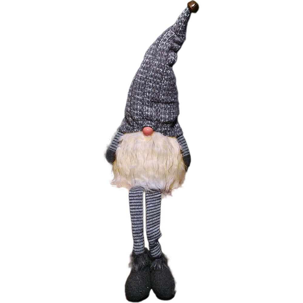 Samuel Alexander Dark Grey Gonk LED Christmas Decoration 79cm Image 1