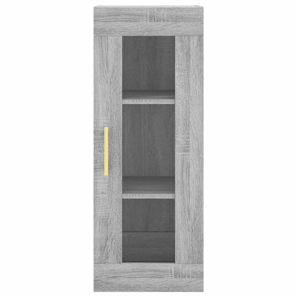 vidaXL 4 Door Grey Sonoma Highboard Image 8